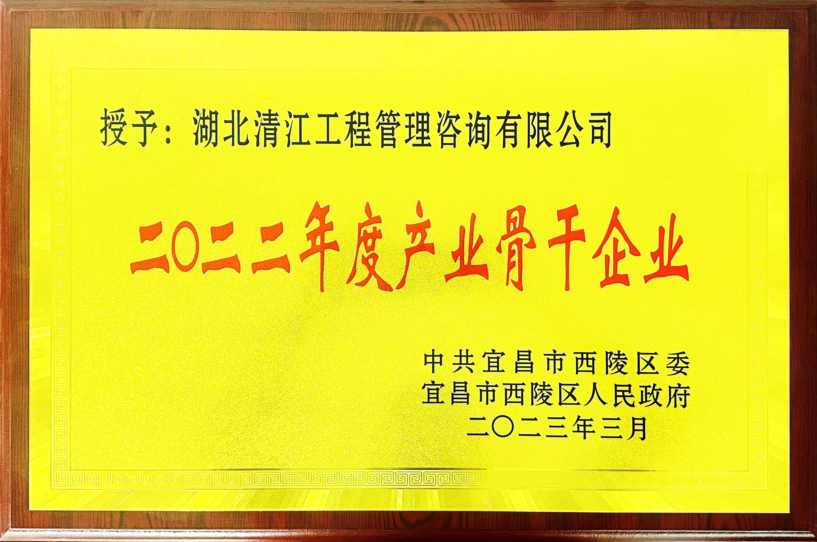 2022年度产业骨干企业